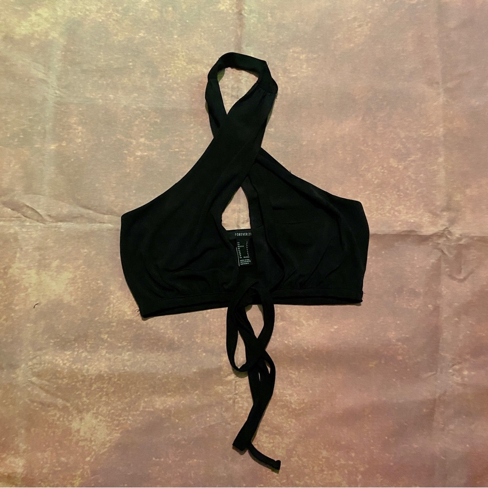 F21 Halter Crop Top